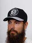 Бейсболка MITCHELL NESS арт. 6HSSSH21399-BNEBKGY Brooklyn Nets NBA (черный / серый)
